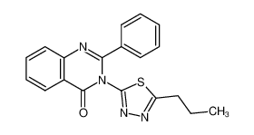 2-phenyl-3-(5-propyl-[1,3,4]thiadiazol-2-yl)-3H-quinazolin-4-one CAS:68142-72-3 manufacturer & supplier