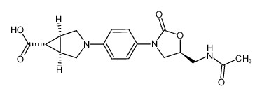 exo-(1R,5S)-3-(4-{(5S)-5-[(acetylamino)methyl]-2-oxo-1,3-oxazolidin-3-yl}phenyl)-3-azabicyclo[3.1.0]hexane-6-carboxylic acid CAS:681424-49-7 manufacturer & supplier