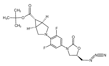 (R)-(1α,5α,6α)-3-[4-(5-azidomethyl-2-oxooxazolidin-3-yl)-2,6-difluorophenyl]-3-azabicyclo[3.1.0]hexane-6-carboxylic acid tert-butyl ester CAS:681425-03-6 manufacturer & supplier