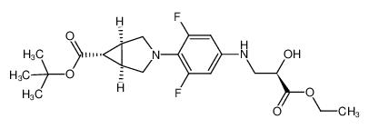 tert-butyl exo-(1R,5S)-3-{4-[(2R)-2-ethoxycarbonyl-2-hydroxy-ethylamino]-2,6-difluorophenyl}-3-azabicyclo[3.1.0]hexane-6-carboxylate CAS:681425-58-1 manufacturer & supplier