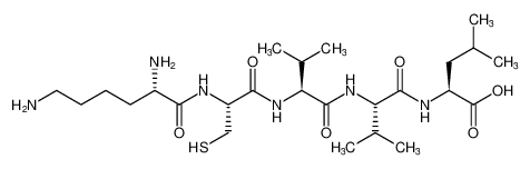 L-Leucine, L-lysyl-L-cysteinyl-L-valyl-L-valyl- CAS:681427-31-6 manufacturer & supplier