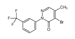 4-bromo-5-methyl-2-[3-(trifluoromethyl)phenyl]pyridazin-3-one CAS:68143-25-9 manufacturer & supplier