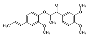 1-(3,4-dimethoxyphenyl)-2-{2-methoxy-4-[(1E)-prop-1-en-1-yl]phenoxy}propan-1-one CAS:68143-86-2 manufacturer & supplier