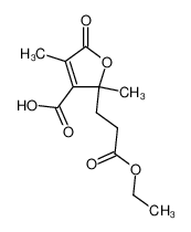 2-(2-ethoxycarbonyl-ethyl)-2,4-dimethyl-5-oxo-2,5-dihydro-furan-3-carboxylic acid CAS:68143-92-0 manufacturer & supplier