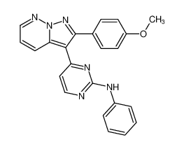 4-(2-(4-methoxyphenyl)pyrazolo[1,5-b]pyridazin-3-yl)-N-phenylpyrimidin-2-amine CAS:681432-02-0 manufacturer & supplier