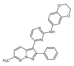 N-(2,3-dihydrobenzo[b][1,4]dioxin-6-yl)-4-(6-methyl-2-phenylpyrazolo[1,5-b]pyridazin-3-yl)pyrimidin-2-amine CAS:681432-74-6 manufacturer & supplier