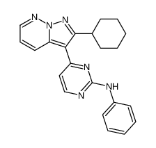 4-(2-cyclohexylpyrazolo[1,5-b]pyridazin-3-yl)-N-phenylpyrimidin-2-amine CAS:681432-97-3 manufacturer & supplier