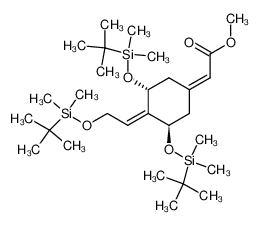 (3R,5R)-[3,5-bis-[(tert-butyldimethylsilyl)oxy]-4-[2-(tert-butyldimethylsilyl)oxyethyl]cyclohexylidene]acetic acid methyl ester CAS:681433-93-2 manufacturer & supplier