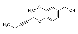 Benzenemethanol, 3-methoxy-4-(2-pentynyloxy)- CAS:681434-67-3 manufacturer & supplier