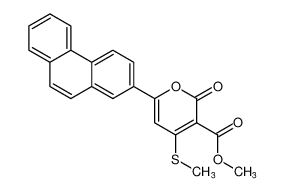 methyl 4-(methylthio)-2-oxo-6-(phenanthren-2-yl)-2H-pyran-3-carboxylate CAS:681449-08-1 manufacturer & supplier