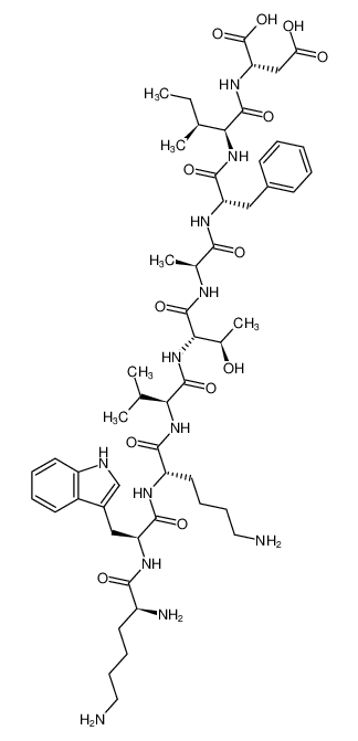 L-Aspartic acid,L-lysyl-L-tryptophyl-L-lysyl-L-valyl-L-threonyl-L-alanyl-L-phenylalanyl-L-isoleucyl- CAS:681452-11-9 manufacturer & supplier