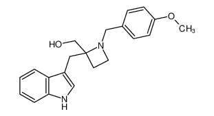 (2-((1H-indol-3-yl)methyl)-1-(4-methoxybenzyl)azetidin-2-yl)methanol CAS:681456-95-1 manufacturer & supplier