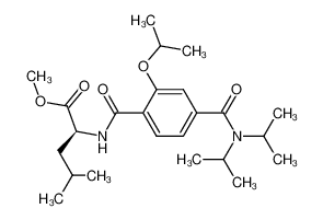 (S)-2-(4-diisopropylcarbamoyl-2-isopropoxybenzoylamino)-4-methylpentanoic acid methyl ester CAS:681465-54-3 manufacturer & supplier