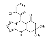 9-(2-chlorophenyl)-6,6-dimethyl-5,6,7,9-tetrahydrotetrazolo[5,1-b]quinazolin-8(4H)-one CAS:681471-44-3 manufacturer & supplier