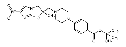 tert-butyl (S)-4-(4-((2-methyl-6-nitro-2,3-dihydroimidazo[2,1-b]oxazol-2-yl)methyl)piperazin-1-yl)benzoate CAS:681484-55-9 manufacturer & supplier