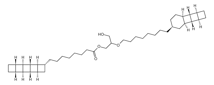 Pentacyclo[6.4.0.02,7.03,6.09,12]dodecane-4-octanoic acid,3-hydroxy-2-[[8-(1R,2S,3S,6R,7R,8S,10S)-Tetracyclo[6.4.0.02,7.03,6]dodec-10-yloctyl]oxy]propyl ester, (1R,2R,3S,4R,6R,7R,8S,9R,12S)-rel- CAS:681485-21-2 manufacturer & supplier