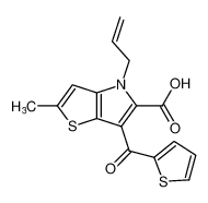 4-allyl-2-methyl-6-(thiophene-2-carbonyl)-4H-thieno[3,2-b]pyrrole-5-carboxylic acid CAS:681486-16-8 manufacturer & supplier