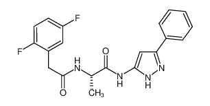 2-[2-(2,5-difluoro-phenyl)-acetylamino]-N-(5-phenyl-2H-pyrazol-3-yl)-propionamide CAS:681486-54-4 manufacturer & supplier