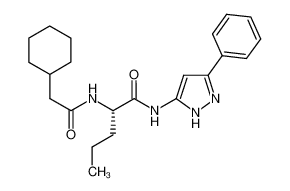 2-(2-cyclohexyl-acetylamino)-pentanoic acid (5-phenyl-2H-pyrazol-3-yl)-amide CAS:681487-39-8 manufacturer & supplier