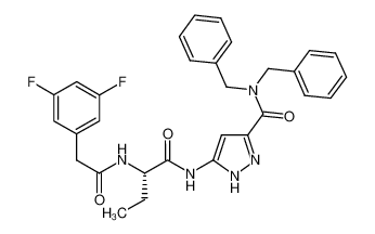 5-{2-[2-(3,5-difluoro-phenyl)-acetylamino]-butyrylamino}-1H-pyrazole-3-carboxylicacid dibenzylamide CAS:681487-84-3 manufacturer & supplier