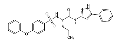 (S)-2-((4-phenoxyphenyl)sulfonamido)-N-(5-phenyl-1H-pyrazol-3-yl)pentanamide CAS:681488-21-1 manufacturer & supplier