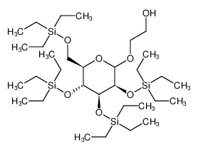 2-(((3S,4S,5R,6R)-3,4,5-tris((triethylsilyl)oxy)-6-(((triethylsilyl)oxy)methyl)tetrahydro-2H-pyran-2-yl)oxy)ethan-1-ol CAS:681490-22-2 manufacturer & supplier