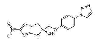 (R)-2-((4-(1H-imidazol-1-yl)phenoxy)methyl)-2-methyl-6-nitro-2,3-dihydroimidazo[2,1-b]oxazole CAS:681492-19-3 manufacturer & supplier