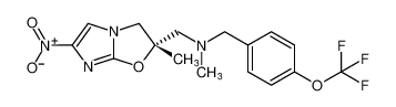 (S)-N-methyl-1-(2-methyl-6-nitro-2,3-dihydroimidazo[2,1-b]oxazol-2-yl)-N-(4-(trifluoromethoxy)benzyl)methanamine CAS:681492-72-8 manufacturer & supplier