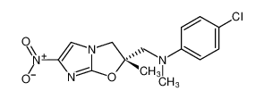 (S)-4-chloro-N-methyl-N-((2-methyl-6-nitro-2,3-dihydroimidazo[2,1-b]oxazol-2-yl)methyl)aniline CAS:681492-77-3 manufacturer & supplier