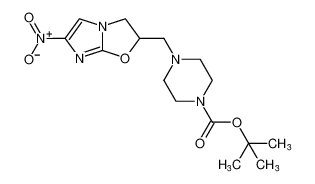 tert-butyl 4-((6-nitro-2,3-dihydroimidazo[2,1-b]oxazol-2-yl)methyl)piperazine-1-carboxylate CAS:681493-94-7 manufacturer & supplier