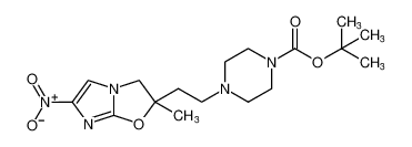 tert-butyl 4-(2-(2-methyl-6-nitro-2,3-dihydroimidazo[2,1-b]oxazol-2-yl)ethyl)piperazine-1-carboxylate CAS:681493-95-8 manufacturer & supplier