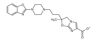 2-(4-(3-(2-methyl-6-nitro-2,3-dihydroimidazo[2,1-b]oxazol-2-yl)propyl)piperazin-1-yl)benzo[d]oxazole CAS:681494-47-3 manufacturer & supplier