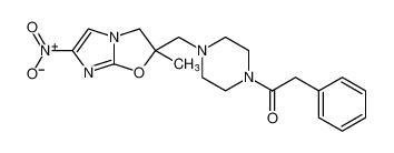 1-(4-((2-methyl-6-nitro-2,3-dihydroimidazo[2,1-b]oxazol-2-yl)methyl)piperazin-1-yl)-2-phenylethan-1-one CAS:681494-61-1 manufacturer & supplier