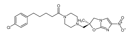 (S)-5-(4-chlorophenyl)-1-(4-((2-methyl-6-nitro-2,3-dihydroimidazo[2,1-b]oxazol-2-yl)methyl)piperazin-1-yl)pentan-1-one CAS:681494-77-9 manufacturer & supplier