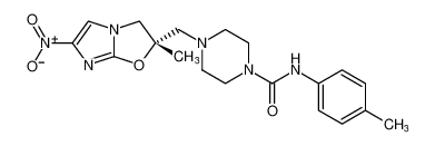 (S)-4-((2-methyl-6-nitro-2,3-dihydroimidazo[2,1-b]oxazol-2-yl)methyl)-N-(p-tolyl)piperazine-1-carboxamide CAS:681495-17-0 manufacturer & supplier