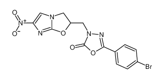 5-(4-bromophenyl)-3-((6-nitro-2,3-dihydroimidazo[2,1-b]oxazol-2-yl)methyl)-1,3,4-oxadiazol-2(3H)-one CAS:681495-65-8 manufacturer & supplier