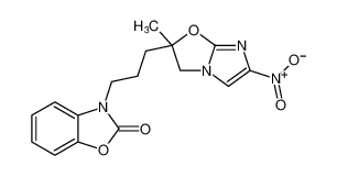 3-(3-(2-methyl-6-nitro-2,3-dihydroimidazo[2,1-b]oxazol-2-yl)propyl)benzo[d]oxazol-2(3H)-one CAS:681495-83-0 manufacturer & supplier