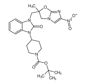 tert-butyl 4-(3-((2-methyl-6-nitro-2,3-dihydroimidazo[2,1-b]oxazol-2-yl)methyl)-2-oxo-2,3-dihydro-1H-benzo[d]imidazol-1-yl)piperidine-1-carboxylate CAS:681495-97-6 manufacturer & supplier