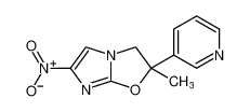 Imidazo[2,1-b]oxazole, 2,3-dihydro-2-methyl-6-nitro-2-(3-pyridinyl)- CAS:681496-51-5 manufacturer & supplier