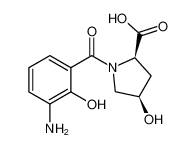 rel-(2R,4R)-1-(3-amino-2-hydroxybenzoyl)-4-hydroxypyrrolidine-2-carboxylic acid CAS:681509-55-7 manufacturer & supplier