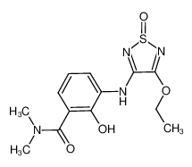 3-((4-ethoxy-1-oxido-1,2,5-thiadiazol-3-yl)amino)-2-hydroxy-N,N-dimethylbenzamide CAS:681509-60-4 manufacturer & supplier