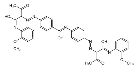 4-[[1-(2-methoxyanilino)-1,3-dioxobutan-2-yl]diazenyl]-N-[4-[[1-(2-methoxyanilino)-1,3-dioxobutan-2-yl]diazenyl]phenyl]benzamide CAS:68155-71-5 manufacturer & supplier