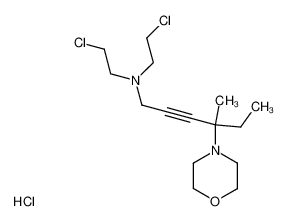 Bis-(2-chloro-ethyl)-(4-methyl-4-morpholin-4-yl-hex-2-ynyl)-amine; hydrochloride CAS:68156-94-5 manufacturer & supplier