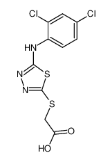 [5-(2,4-dichloro-anilino)-[1,3,4]thiadiazol-2-ylsulfanyl]-acetic acid CAS:68161-48-8 manufacturer & supplier