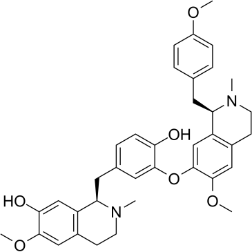 (1R)-1-[[4-hydroxy-3-[[(1R)-6-methoxy-1-[(4-methoxyphenyl)methyl]-2-methyl-3,4-dihydro-1H-isoquinolin-7-yl]oxy]phenyl]methyl]-6-methoxy-2-methyl-3,4-dihydro-1H-isoquinolin-7-ol CAS:6817-41-0 manufacturer & supplier