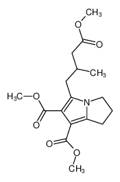 dimethyl 5-(4-methoxy-2-methyl-4-oxobutyl)-2,3-dihydro-1H-pyrrolizine-6,7-dicarboxylate CAS:68172-38-3 manufacturer & supplier