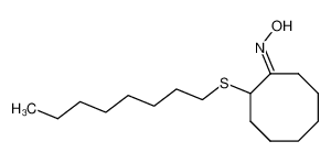 2-Octylsulfanyl-cyclooctanone oxime CAS:68173-17-1 manufacturer & supplier