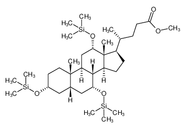 methyl (R)-4-((3R,5S,7R,8R,9S,10S,12S,13R,14S,17R)-10,13-dimethyl-3,7,12-tris((trimethylsilyl)oxy)hexadecahydro-1H-cyclopenta[a]phenanthren-17-yl)pentanoate CAS:6818-43-5 manufacturer & supplier