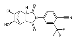 rel-4-((5R,6R,7R,8R,8aS)-7-chloro-6-hydroxy-1,3-dioxohexahydro-5,8-methanoimidazo[1,5-a]pyridin-2(3H)-yl)-2-(trifluoromethyl)benzonitrile CAS:681803-24-7 manufacturer & supplier