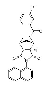 (5S,8S,8aS)-7-(3-bromobenzoyl)-2-(naphthalen-1-yl)tetrahydro-5,8-methanoimidazo[1,5-a]pyrazine-1,3(2H,5H)-dione CAS:681803-51-0 manufacturer & supplier